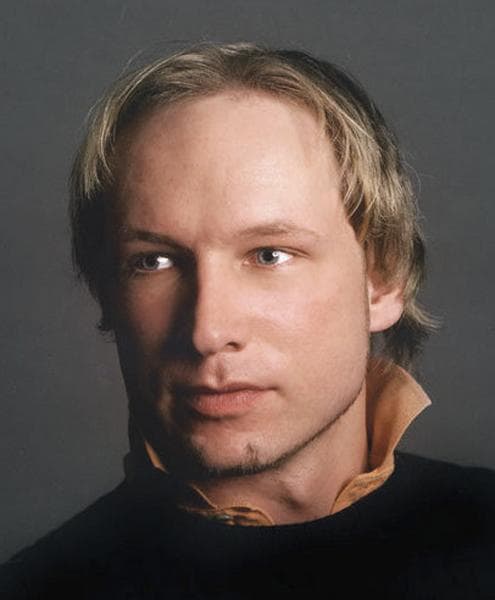 This is an undated image obtained from the Twitter page of Anders Behring Breivik. (AP)