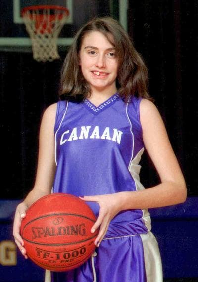 This 2010 photo provided by the New Hampshire State Police shows Celina Cass of West Stewartstown, N.H., in a basketball team uniform in Canann, Vt. (AP)