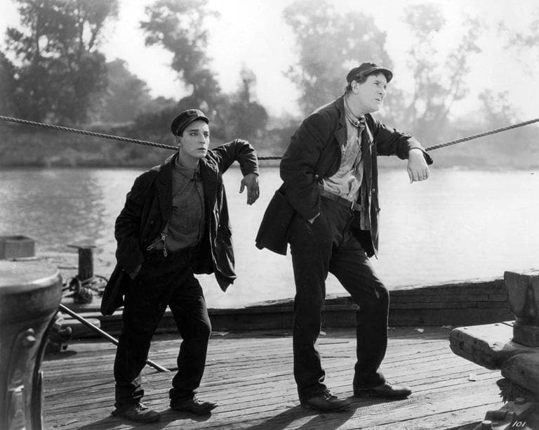 Buster Keaton stars in &quot;Steamboat Bill Jr.&quot; the 1928 silent comedy, where he played the bumbling son of a rundown riverboat&#039;s rough captain. (Courtesy of Douris Corp.)