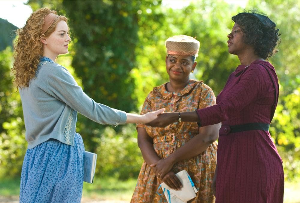 Emma Stone, Octavia Spencer and Viola Davis in a scene from &quot;The Help&quot; (AP)
