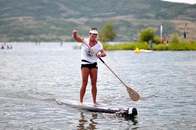 A participant in last month's &quot;SUP Cup Series&quot; in Park City, Utah. (Creative Commons/a4gpa via flickr)