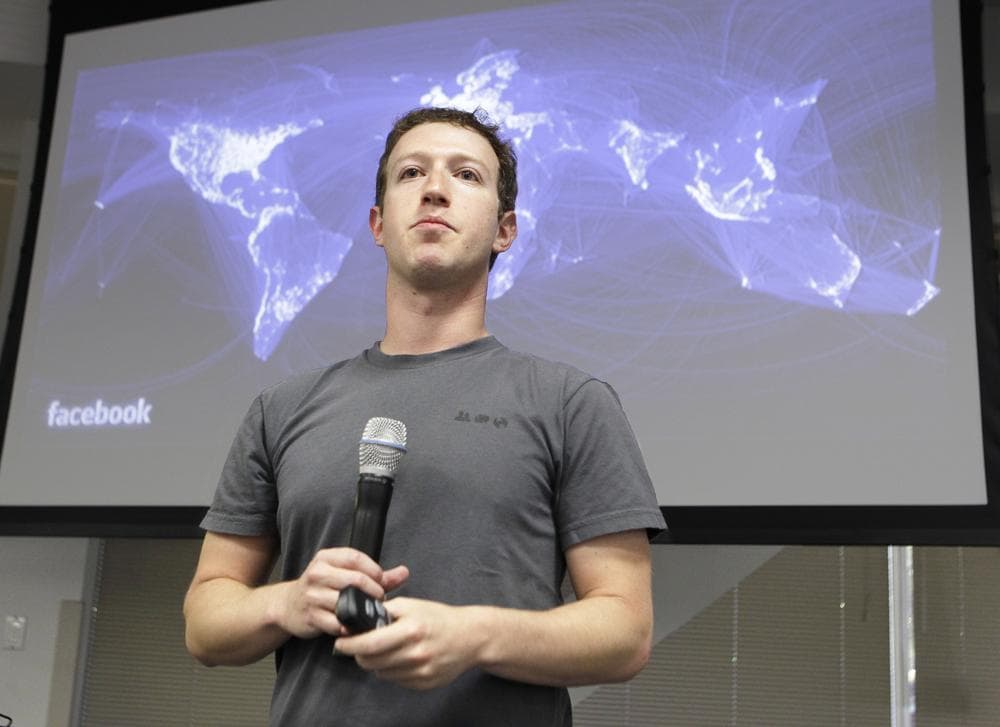 CEO Mark Zuckerberg at Facebook headquarters in Palo Alto, California in July. (AP)