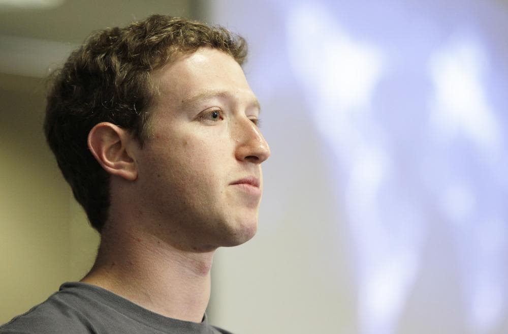 CEO Mark Zuckerberg during an announcement at Facebook headquarters in Palo Alto, Calif., Wednesday, July 6, 2011. (AP)