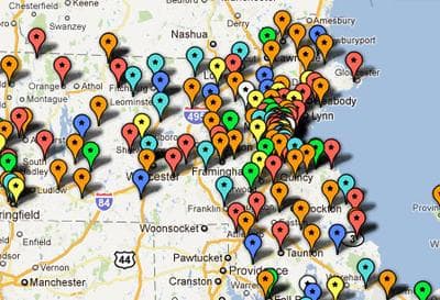 Click for Public Radio Kitchen's 2011 farmers' market map.