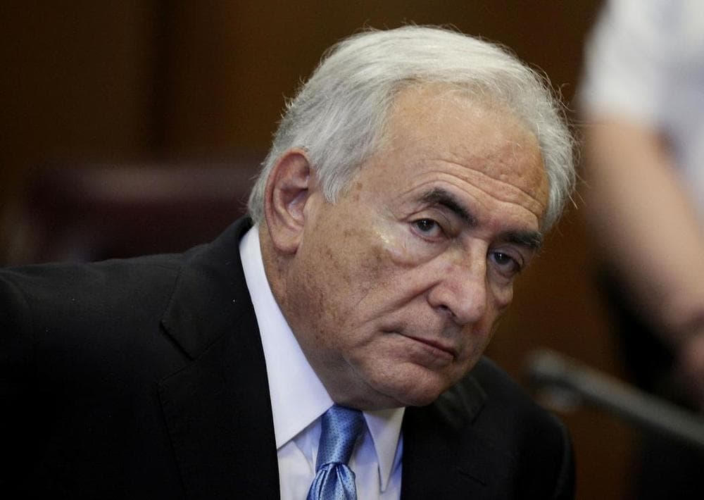 Former International Monetary Fund leader Dominique Strauss-Kahn listens to proceedings in New York State Supreme Court,  Friday, July 1, 2011 in New York.  (AP)