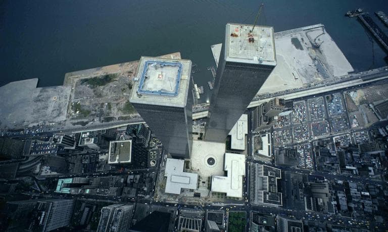An aerial view of the World Trade Center is shown this undated photo. (AP)
