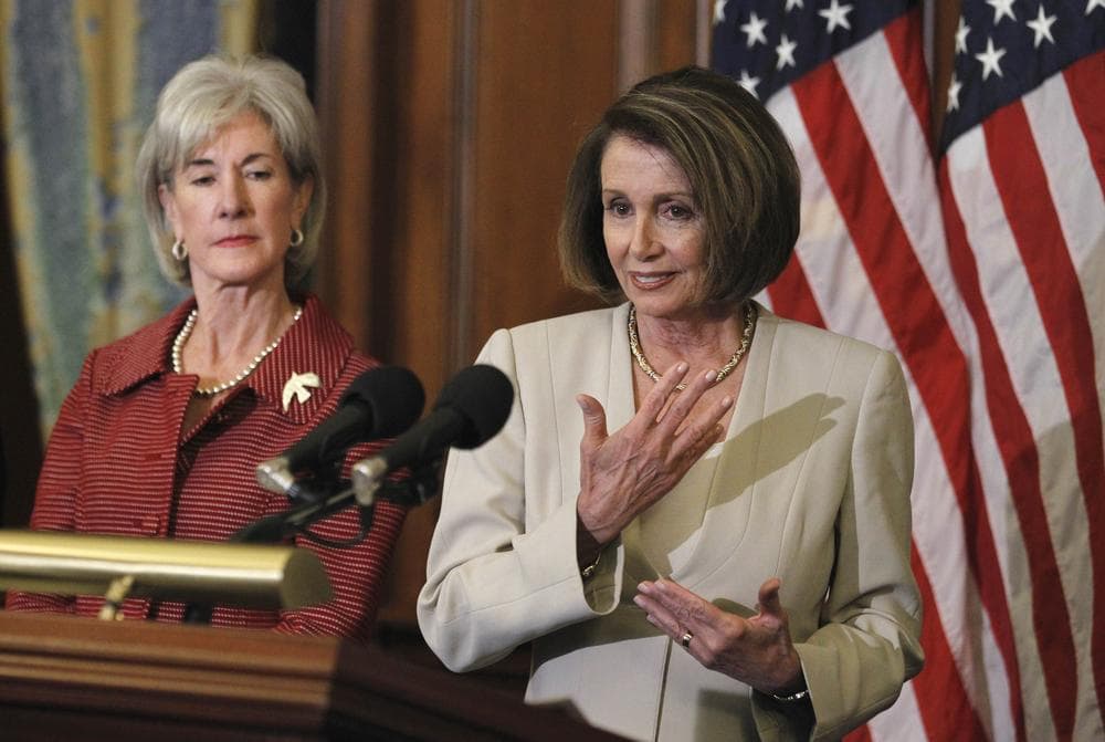 Many of the country's most powerful women went to Trinity College outside of D.C., including Health and Human Services Secretary Kathleen Sebelius and House Minority Leader Nancy Pelosi. (AP)
