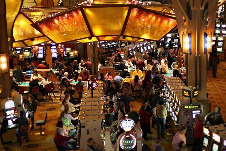 Mohegan Sun in Connecticut is a favorite destination of many Massachusetts gamblers. (graciepoo/Flickr)