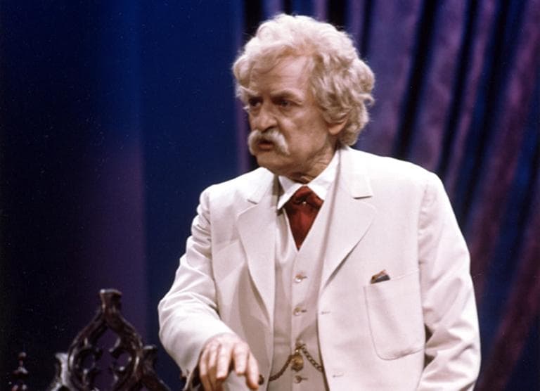 Hal Holbrook in his iconic role in &quot;Mark Twain Tonight!&quot; Holbrook has performed this one-man show since 1954. (AP)