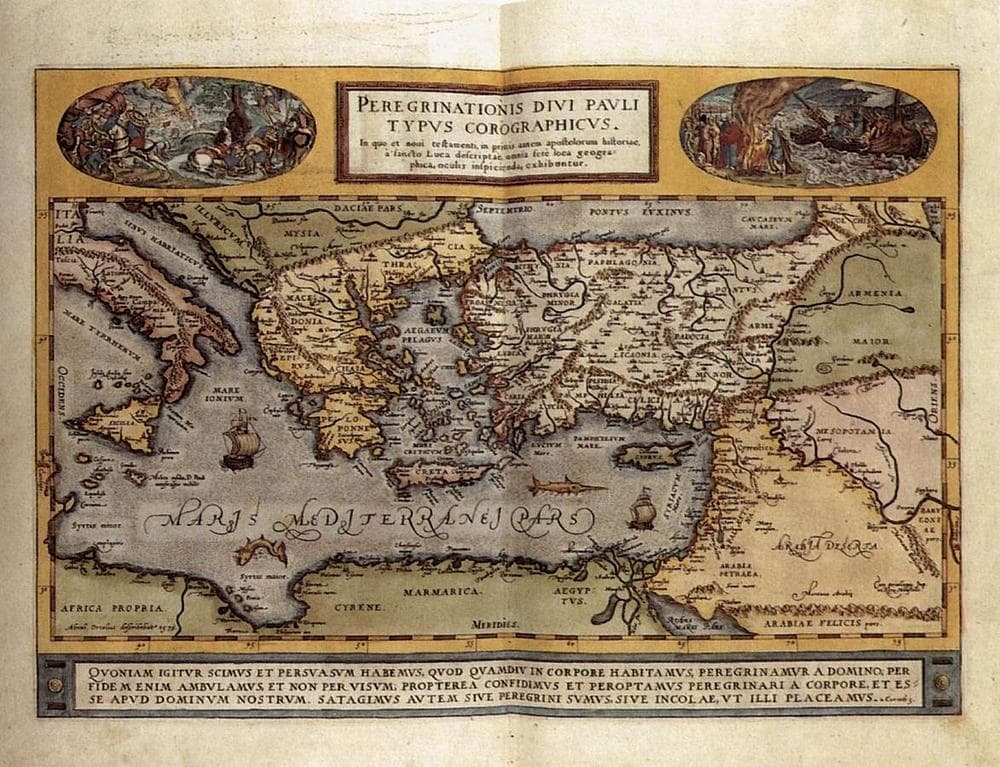 Abraham Ortelius (1527–1598) map. (Library of Congress)