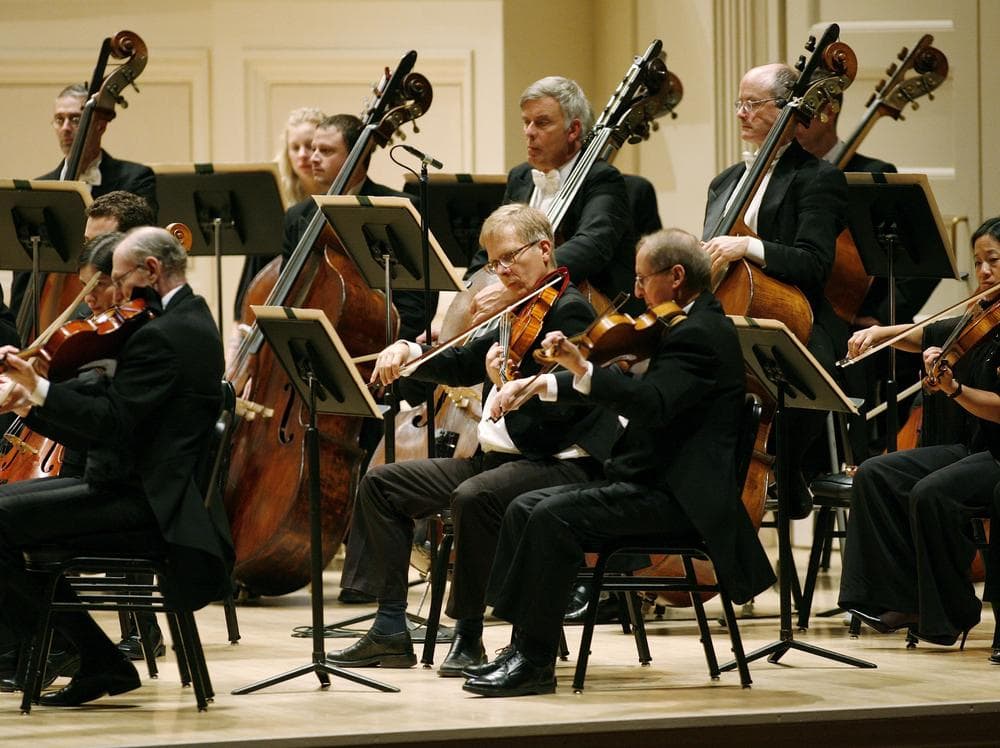 The Boston Symphony Orchestra playing at Carnegie Hall. (AP)