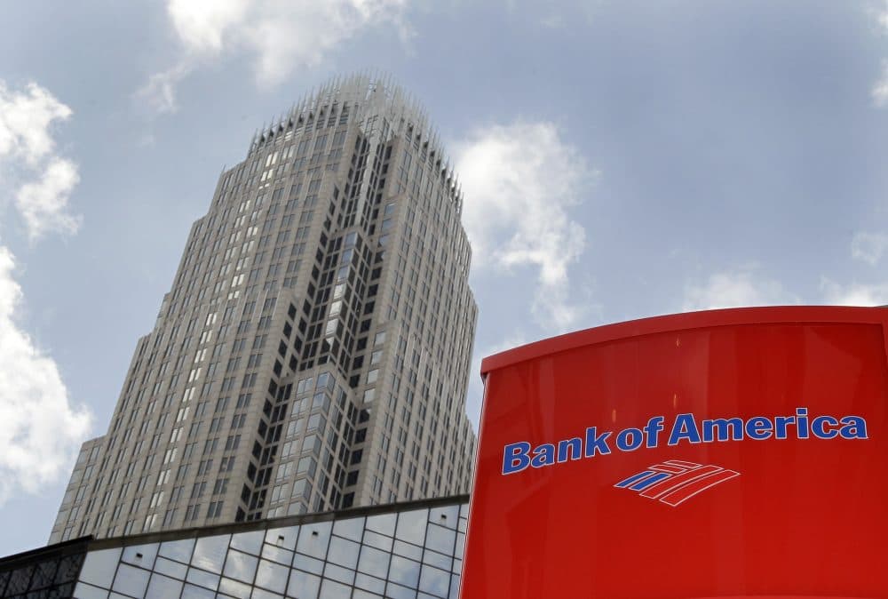 Bank of America's corporate headquarters are shown in Charlotte, N.C., Thursday, July 15, 2010. (Chuck Burton/AP)