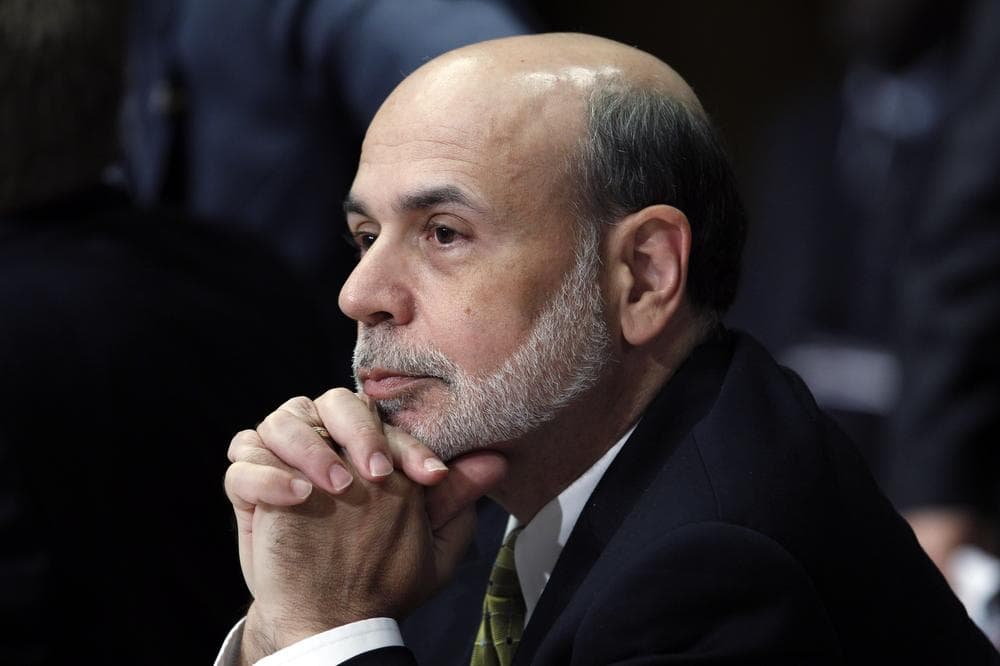 U.S. Federal Reserve Chairman Ben Bernanke (pictured here at a recent IMF/World bank meeting) will testify before Congress today on the state of the U.S. economy. (AP)