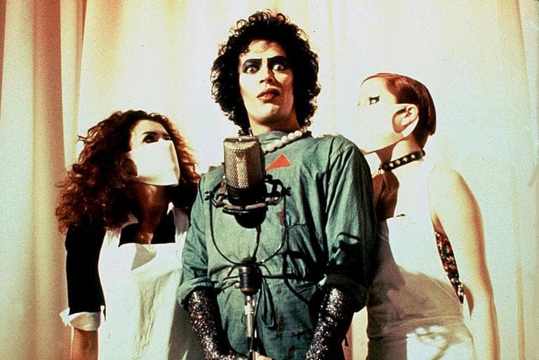 Tim Kurry (center) as &quot;Dr. Frank-N-Furter&quot; in &quot;The Rocky Horror Picture Show.&quot; (Fox Broadcasting Company/AP Photo)