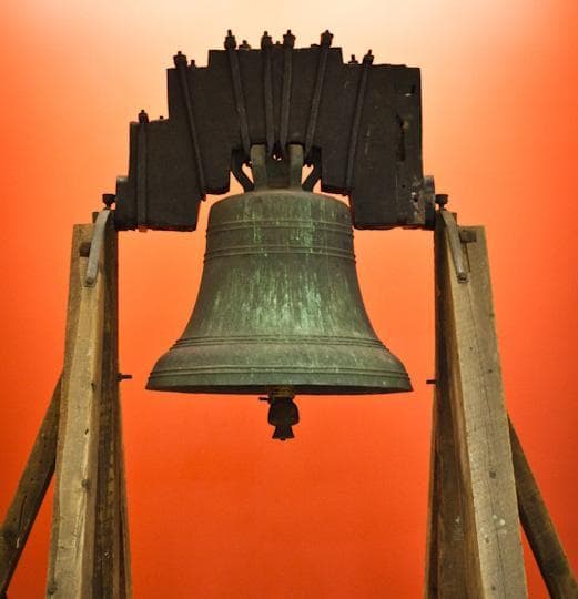 One of 46 surviving bells made by Paul Revere in 1801 (Courtesy Old South Meeting House)