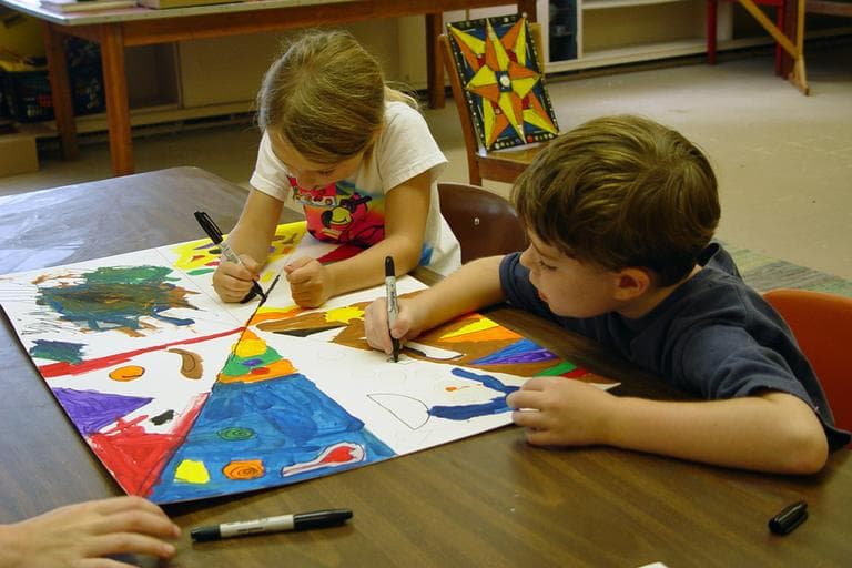 Camp attendees participate in a collaborative project during a class at UAB's 6-week Summer Treatment Program in Birmingham, Ala. A major goal of the camp is improving the social skills of children with ADHD and other behavioral disorders through various activities. (AP)