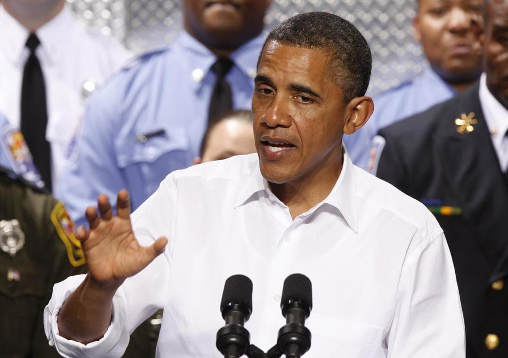 While President Barack Obama has been stumping for his jobs plan, in visits like this one in North Chesterfield, Va. on Wednesday, the Senate shot down two key provisions of his plan last night. (AP)