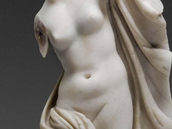 &quot;Statuette of Aphrodite emerging from the sea Greek or Roman,&quot; Eastern Mediterranean, Hellenistic or Imperial Period, 1st century B.C. or 1st century A.D. Frank B. Bemis Fund.