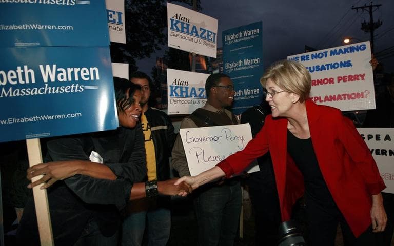Consumer advocate and Democratic candidate for Senate, Elizabeth Warren (AP)