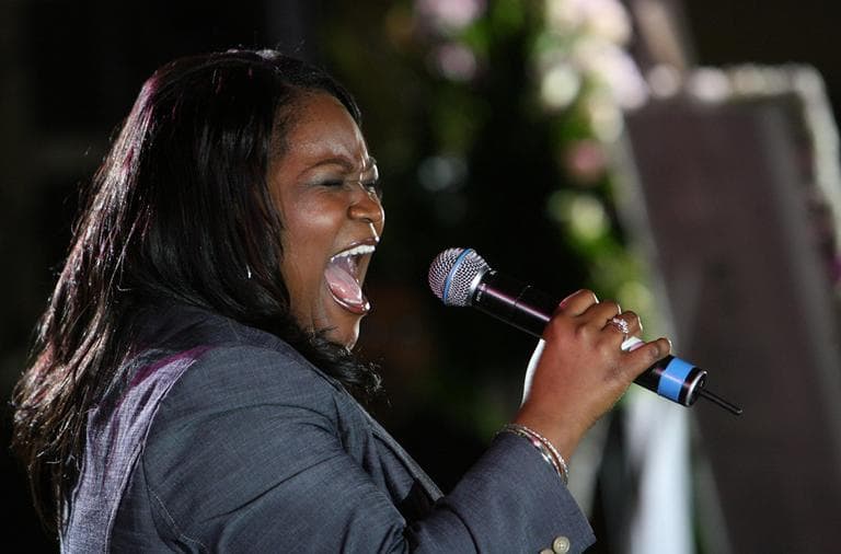 Blues singer Shemekia Copeland during a musical tribute in Chicago. (AP)
