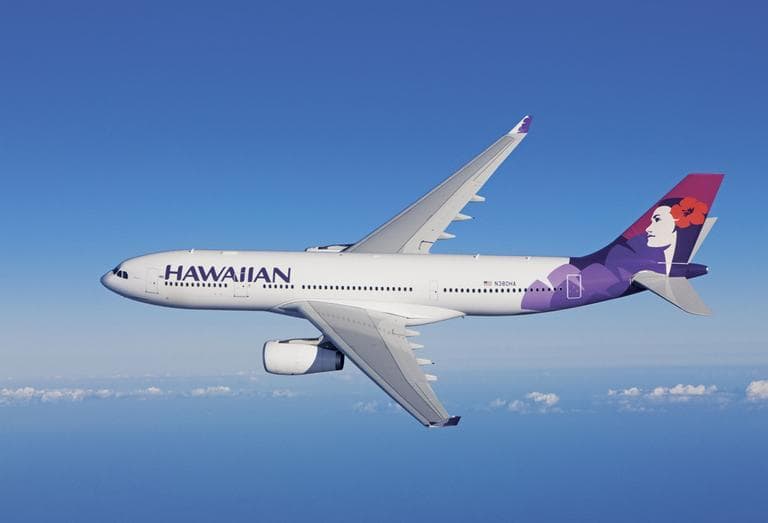 Hawaiian's new Airbus A330-200 aircraft seat 294 passengers and offer the comforts of a spacious interior, new generation seats with increased legroom, and a state-of-the-art, on-demand entertainment system in every seatback. (AP)