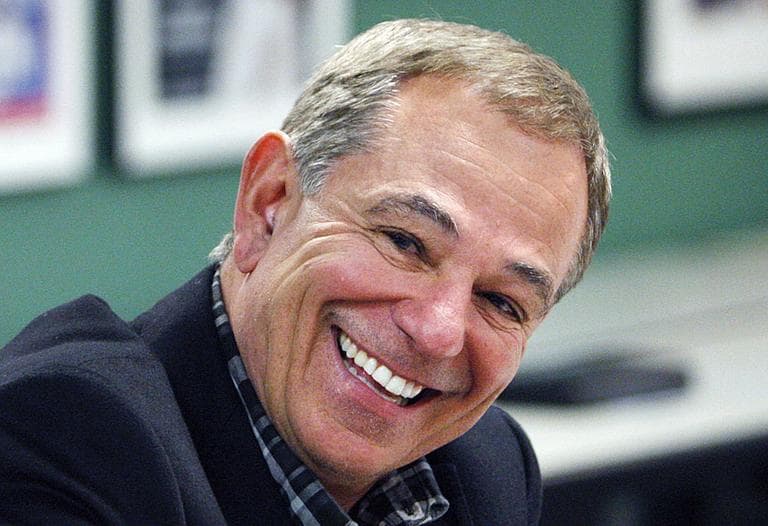 Bobby Valentine smiled as he answers questions from reporters following his interview with the Boston Red Sox in November. (AP)