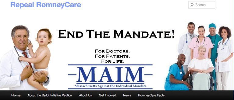 From the Massachusetts Against the Mandate Webpage