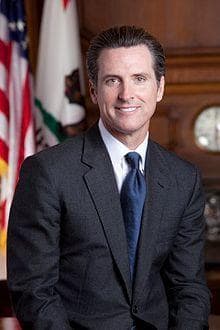 Former SF mayor Gavin Newsom