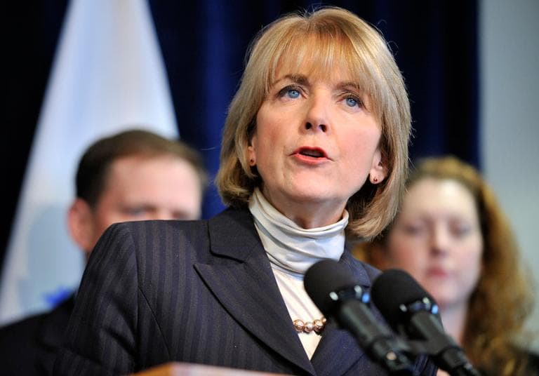 Attorney General Martha Coakley at a Boston news conference Thursday (AP)