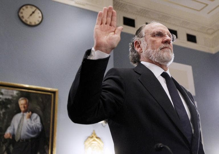 Former New Jersey Gov. and Sen. Jon Corzine is sworn in on Capitol Hill in Washington, Thursday, Dec. 8, 2011, prior to testifying before the House Agriculture Committee hearing regarding the collapse of MF Global. (AP)