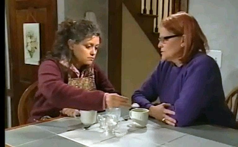 A mother and daughter fret over diabetes in a Spanish-language soap opera. (UMass Medical School)