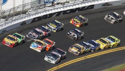 As cars tear around the track at blazing speed, NASCAR's sponsors seem to be jumping ship nearly as fast.  (AP)