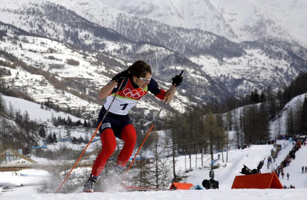 Torin Koos, pictured here as a member of the 2006 U.S. Olympic team, is one of many cross-country skiers who competed in Rumford, Maine. (AP)