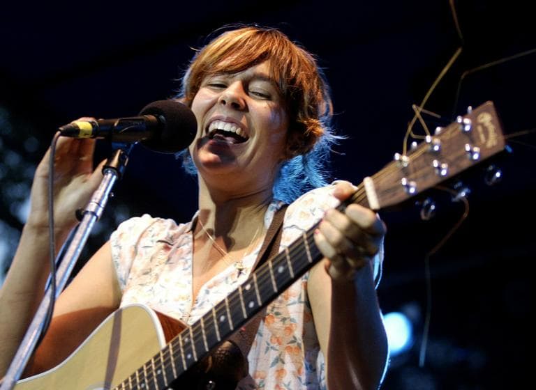 Madi Diaz performs at the Newport Folk Festival in 2007. (AP)