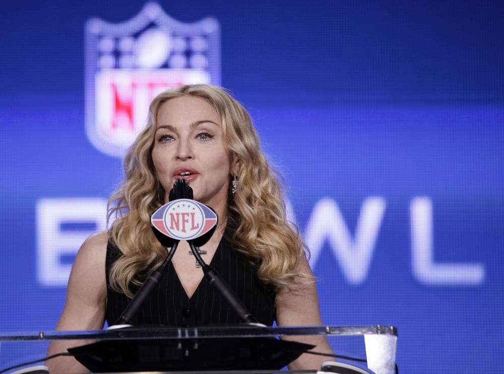 Madonna speaks during a news conference for NFL footbal&#039;s Super Bowl XLVI&#039;s halftime show Thursday in Indianapolis. (AP)