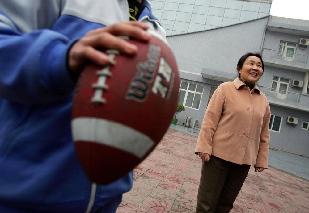 There are more than 1.3 billion people in China. The number who consider themselves fans of American football is much, much smaller. (AP)
