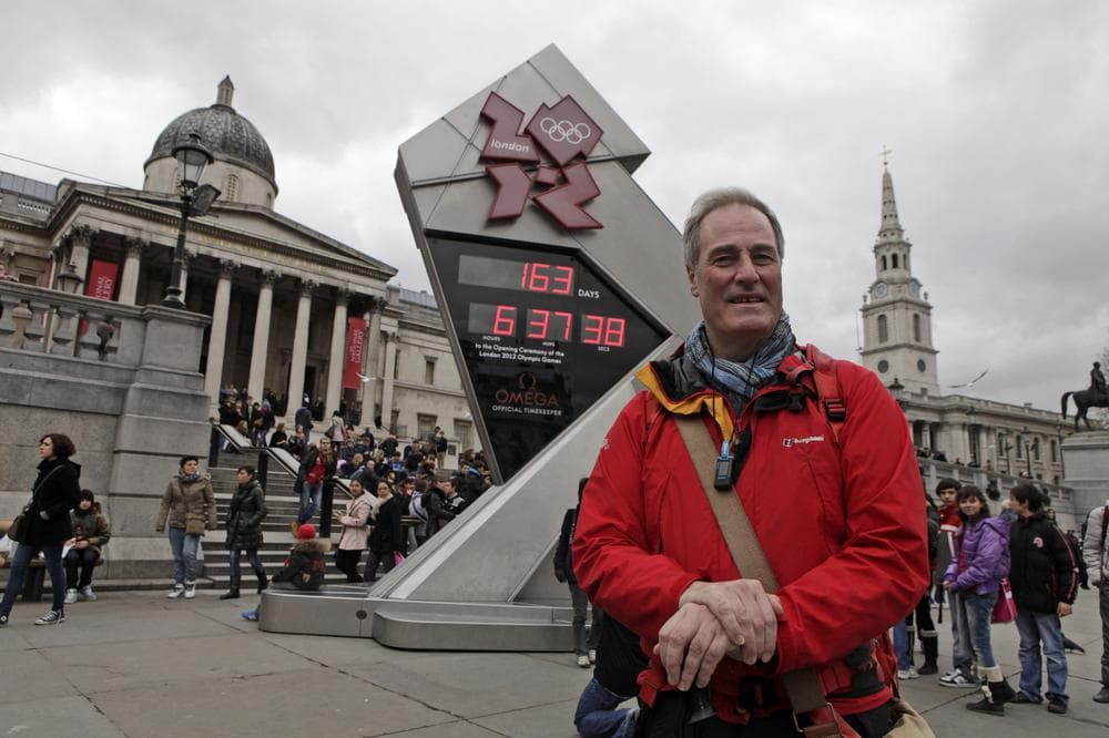 Lord Michael Bates walked nearly 3000 miles over the course of 299 days to promote peace during the 2012 London Olympics. (AP)