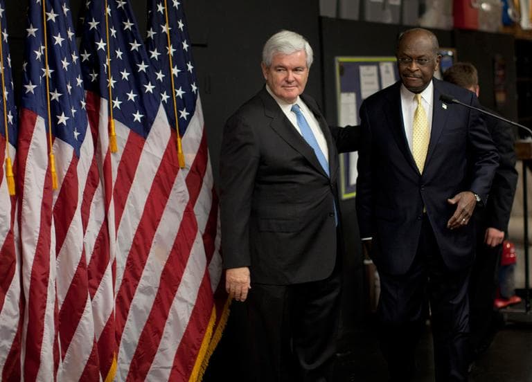 Newt Gingrich and Herman Cain (Photo: AP)