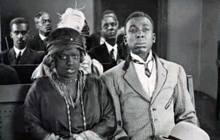 A scene from Oscar Micheaux's 1925 silent film, &quot;Body and Soul.&quot;