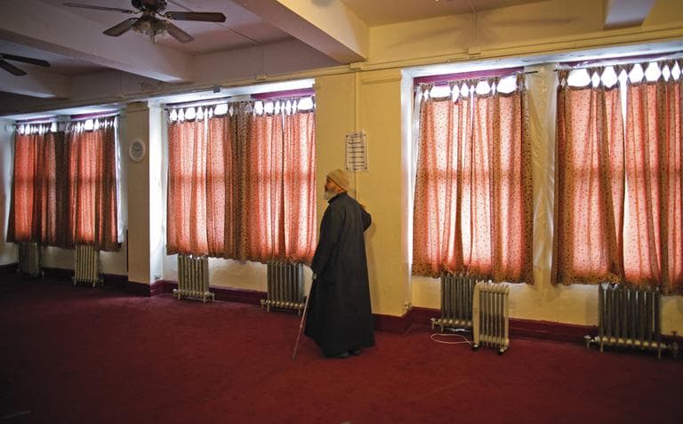 Ismael el-Shikh stands in a prayer room at the Islamic Culture Center in Newark, N.J., Wednesday, Feb. 15, 2012. Americans in New Jersey's largest city were subjected to surveillance as part of the New York Police Department's effort to build databases of where Muslims work, shop and pray. (AP)