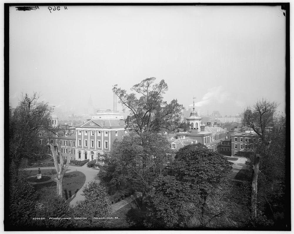 Pennsylvania Hospital (Library of Congress, Prints and Photographs Division, Detroit Publishing Company Collection, LC-D4-70652)