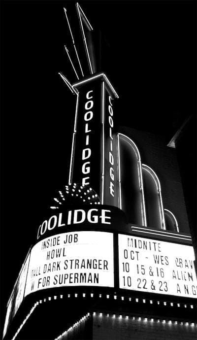 The Coolidge Corner Theatre marquee, October 16, 2010. (Flickr/ericts8)