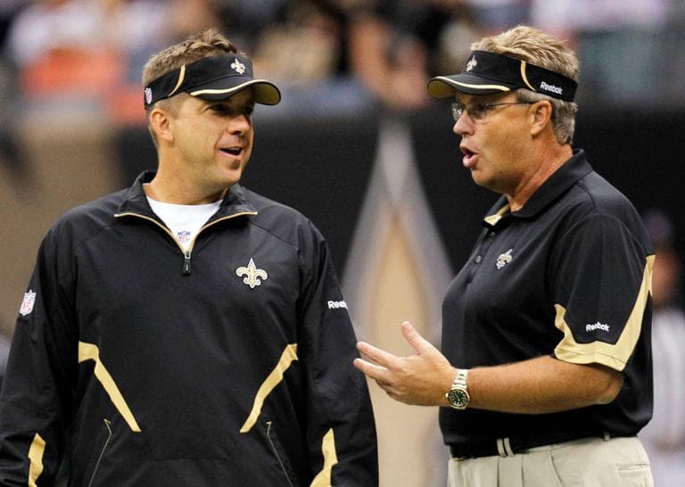 New Orleans Saints head coach Sean Payton, left, and former defensive coordinator Gregg Williams (now with St. Louis) have been placed under the microscope regarding the team&#039;s illegal bounty program. (AP)