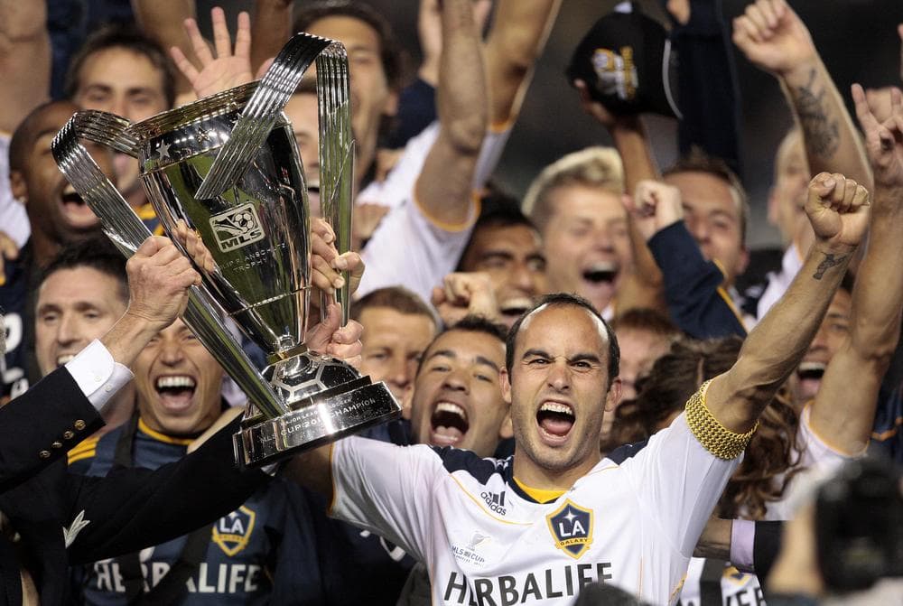 Landon Donovan and the Los Angeles Galaxy won the MLS Cup last season. Their title defense begins this weekend - how will they fare? (AP)