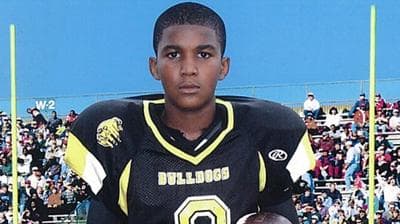 Trayvon Martin, 17, was killed by George Zimmerman in Sanford, Fla. on Feb. 26 as he returned from a trip to a local 7-Eleven. Zimmerman claimed he shot Martin in self defense, and has not been charged with a crime. (Martin family photo)
