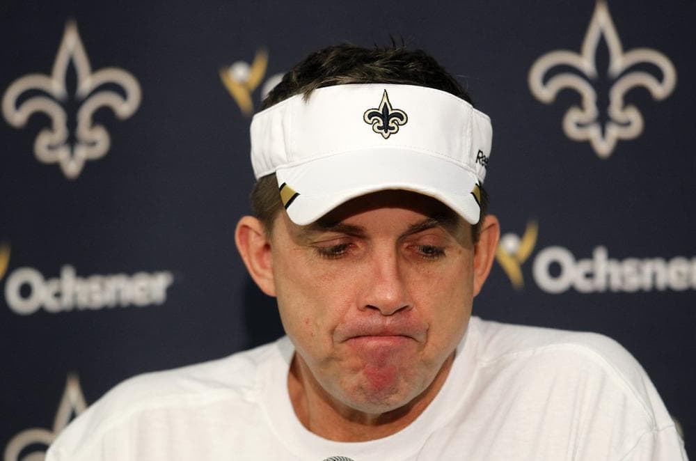 Sean Payton received an unprecedented season-long suspension for his role in the New Orleans Saints bounty scandal. (AP)