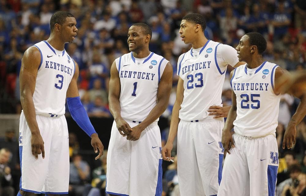 The Kentucky Wildcats have held the #1 ranking for the last eight weeks, and now they're in the Final Four. Will they finish the season on top? (AP)