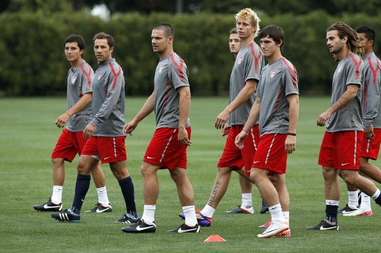 File image, members of the U.S. men&#039;s soccer team (AP)