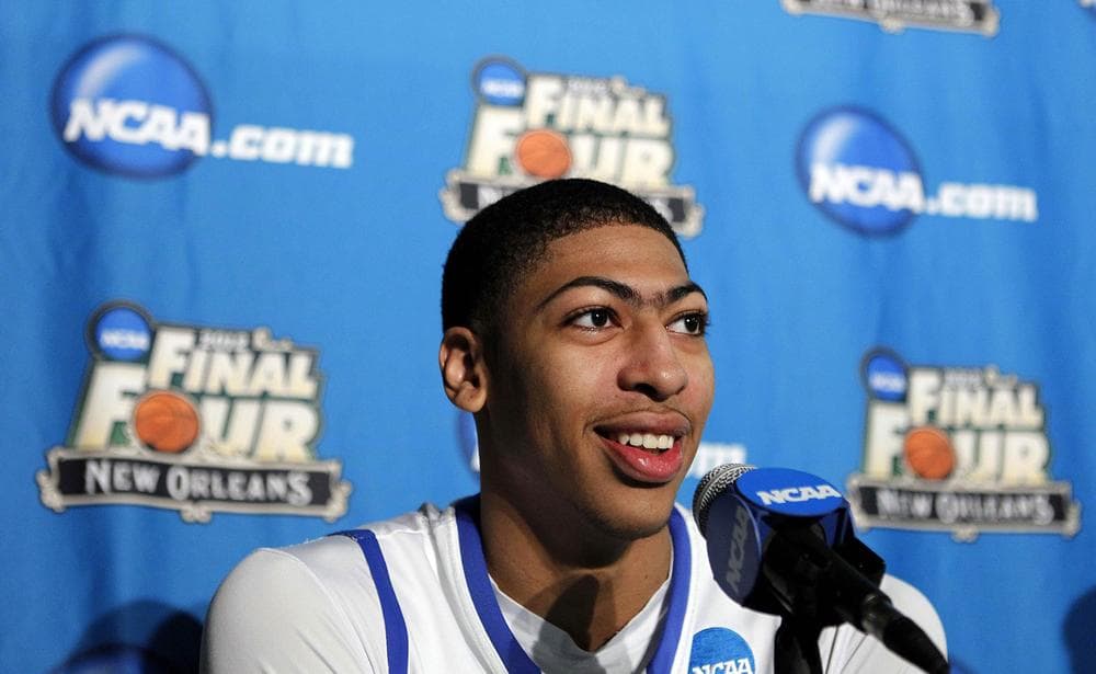 AP Player of The Year Anthony Davis and the Kentucky Wildcats are the heavy favorites to win the NCAA tournament, but could they also beat the NBA's Washington Wizards? (AP)