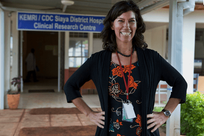 Kayla Laserson, director of the Kenya Medical Research Institute/CDC Field Research Station. (Evelyn Hockstain/PATH)